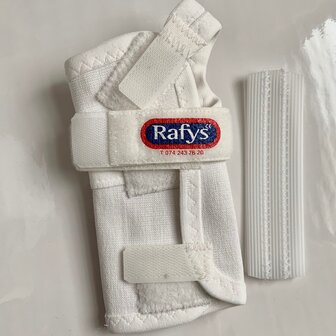 Rafys Polsbrace Textiel wit