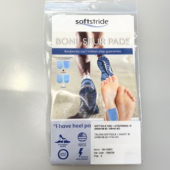 Softsole Bone Spur Pads (Inleghakken met uitsparing)