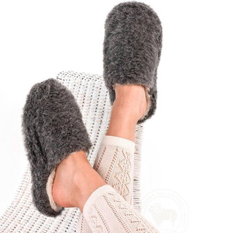 Alwero Sloffen Basic Slipper - antraciet