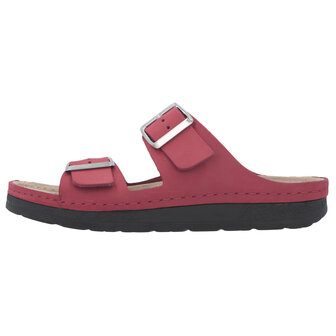 Berkemann Slipper Verica Rood Nubuck