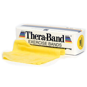 Theraband oefenband geel - 5 meter