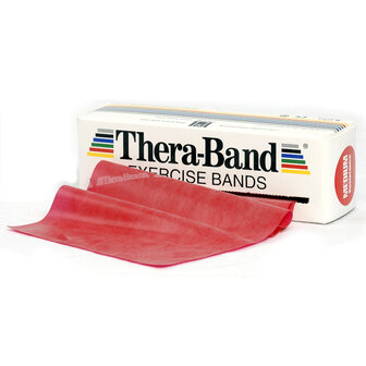 Theraband oefenband rood - 5 meter