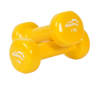 Mambo Max Dumbbell Geel 1 kg