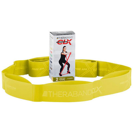 TheraBand CLX Loops - Geel = Licht