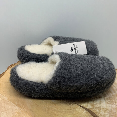 Alwero Sloffen Basic Slipper - antraciet