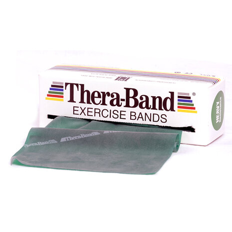 Theraband oefenband groen - 5 meter