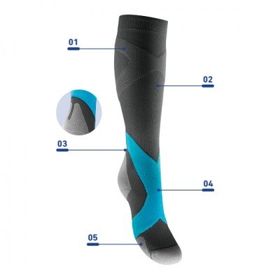 Bauerfeind Sports Compression Socks Ball & Racket 15-20mmHG