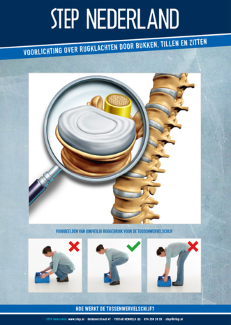 STEP Brochure: PDA - Rugklachten door bukken, tillen en zitten