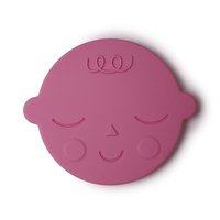 Mushie Bijtring Teether Face  │ Bubblegum